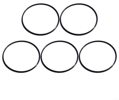 Risveglio Guarnizione ad anello O-per Intex e per pompe filtranti Steinbach SPS25/SPS50/SPS75/SPS100, diametro interno 77 mm, diametro esterno 82,6 mm, spessore 2,8 mm, ABS nero, facile installazione