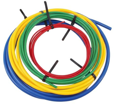 Piegatubi in rame AC, kit di piegatubi in rame PE, 4 pezzi, set di manicotti interni per piegatura interna con codice colore da 4 m, con borsa con coulisse (2 m)