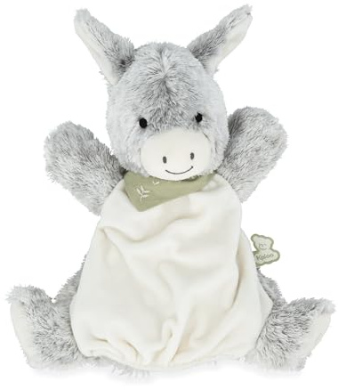 Kaloo les Amis Doudou Marionnette l'Anon Réglisse 30 cm