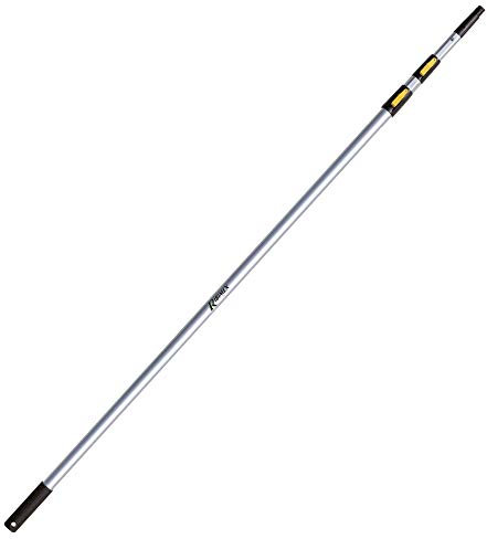 Ribimex PRESAT60 Asta Telescopica da 2.4 a 6 m, Argento