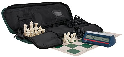 Deluxe DGT North American Chess Set Combination
