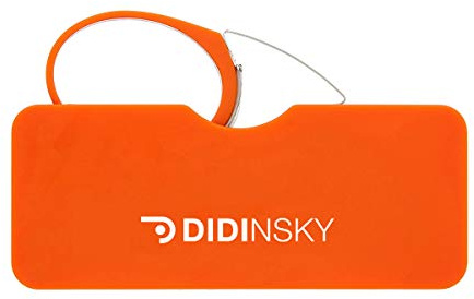 DIDINSKY Orsay lunettes de lecture pince-nez rétro, Orange +2,0