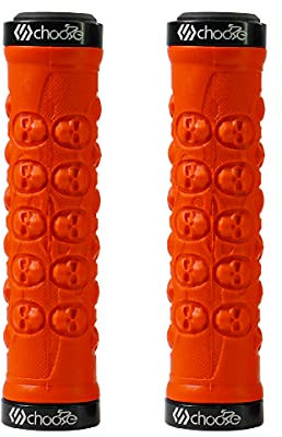 Chooee Rojo BMX MTB Cycle Bicicleta de Montaña Mango de la Barra de Goma Extremo Grip