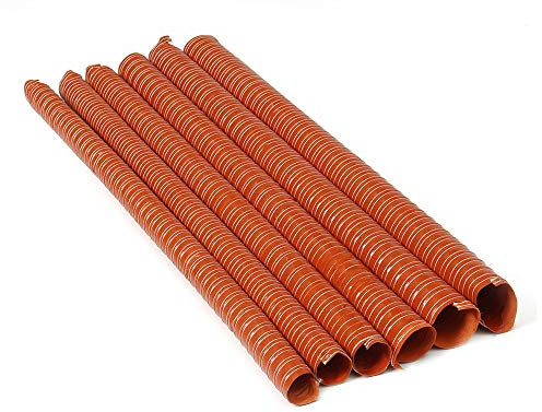 ChaRLes Orange Air Ducting Rohr Flexible Silikonschlauch Heiß- Und Kaltkühlung Transfer-Extraktor - 60Mm