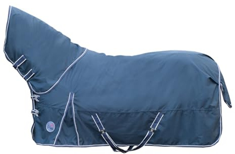 HKM Winterdecke Halsteil (abnehmbar) 300g Füllung 600D Starter dunkelblau