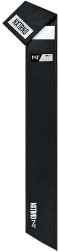 Nxtrnd Streamer Football Towel, Thin Sports Towel, Dries Hands & Football Accessories (Black)