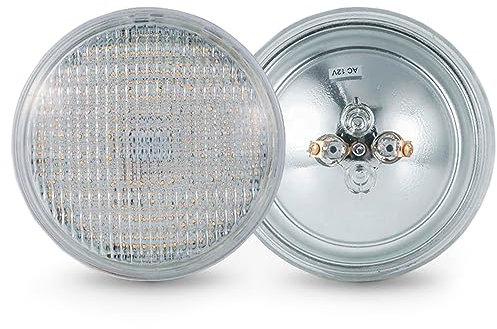 Todoeléctrico Bombilla Piscina LED Sumergible PAR56 35W 12V 6000K para empotrar Lámpara de luz subacuática para piscina, Luz blanca impermeable para estanque de piscina interior al aire libre
