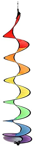 Girouette Spirale, Molino De Viento Espiral, Hilandero Espiral Colgante, Coloridos Molinos De Viento En Espiral para Colgar, Molino De Viento Giratorio De Arco Iris En Espiral Colgante