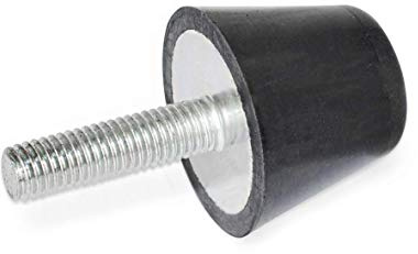 Ganter Normelemente | Tampone di arresto con vite | GN 253-50-M10-20-55 | Diametro esterno d1: 50 mm; diametro filettatura d2: M10; lunghezza l: 20