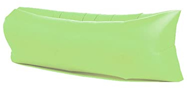 Surwin Wasserdichtes Aufblasbares Sofa,Tragbares Luft Sofa Aufblasbare, Air Lounger, Luftsofa Luftsack Für Outdoor, Strand, Reisen, Party, Camping Gadgets (Fluoreszierendes Grün,230x70cm)
