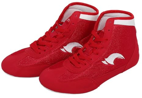 Zeihyeurus Wrestling Schuhe,Ringerschuhe,Boxschuhe für Jugendliche,Boxstiefel,Unisex,Atmungsaktiv,rutschfest,Verschleißfest,für Kinder,Herren,Damen,Fitness,Sport,Kampf,Sanda,Taekwondo