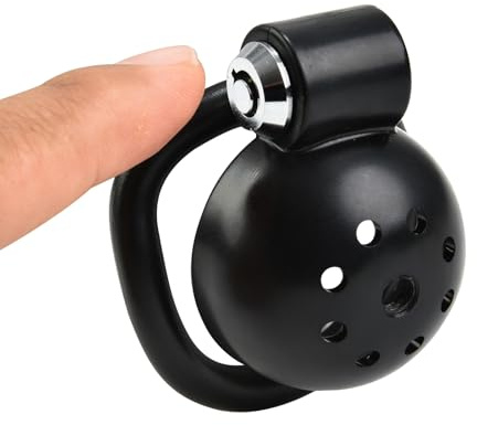 Men Beginner Cage Chastity Lock Adjustable Bird Cage Penis Chastity Device Cock Cage Inverted Chastity Adult Game Sex Toys Rooster Cage to Prevent Erection Bondage for Lovers