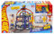Hot Wheels - Mega Garage, Set Pista con 3 Livelli di Gioco e 2 Loop, macchinina ed Elicottero Inclusi, adattatori Speed Snap e Spazio per riporre 37 Veicoli, Giocattolo per Bambini, 4+ Anni, JLC05