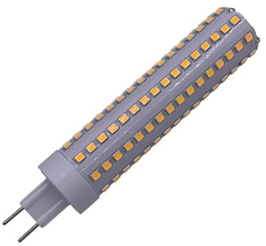 OUHFCASN Ampoule LED ultra-lumineuse G8.5 15 W, remplace une ampoule 150 W, 144 ampoules 2835 à culot unique pour atelier de magasin à grande hauteur(Natural White 4000K)