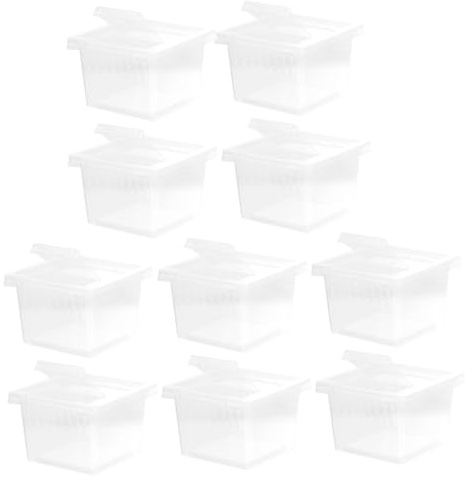 Abaodam Reptilien Fütterungsbox Kunststoff Transparent Kleine Reptilienzuchtbox Terrarium Behälter Zur Beobachtung Von Reptilien Für Reptilienhalter