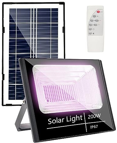 CCZRD Full Spectrum 200W LED Solar Grow Light Floodlight Plant Growing Light Phytolamp Bulb for Indoor Outdoor Plants Flower Seedling