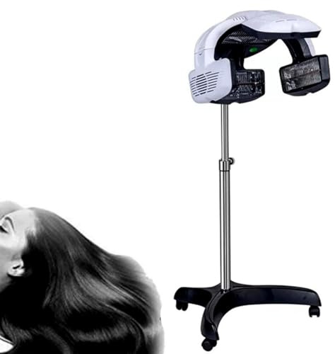 Sunseota Secador de peluquería de Pared/Vertical, secador con Capucha para salón, secador Profesional con Brazo oscilante Ajustable, Equipo de peluquería Servicios 220V-Vertical