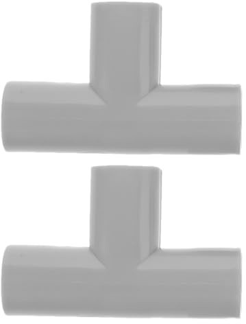 EPIGEIST Raccordi a T per Tubi da Recinzione Connettori per Box per 2 Pezzi Accessori per Dispositivi di Sicurezza Interni Parti per Giunti a Gomito per Montaggio Rapido e Pulizia