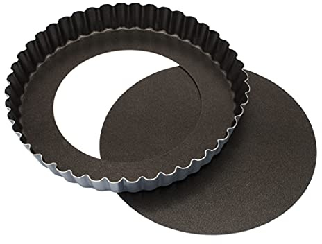 Matfer Bourgeat Exopan 332225 Moule à tarte cannelé avec fond amovible