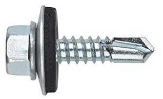 Index Fixing Systems din-7504-k + arvul – Pack von 500 Schrauben autotaladrantes Sechskantschraube mit Unterlegscheibe (verzinkt) Beschichtung, ABE166325