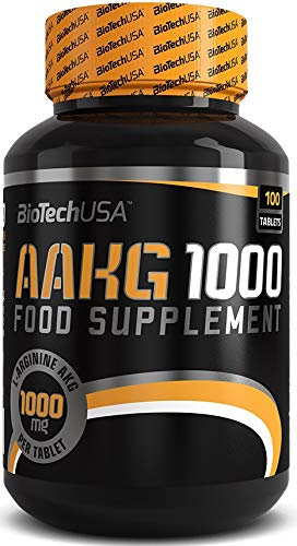 BioTech USA AAKG 1000mg 100 Tabs Muscle Pump Mega Hardcore L-Arginine Nitric