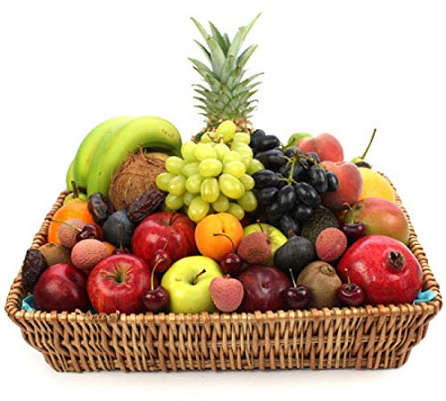 Premium Fruit Basket - Fruit Gift Baskets and Gift Hampers with Next Day UK delivery with Personal Message Attached