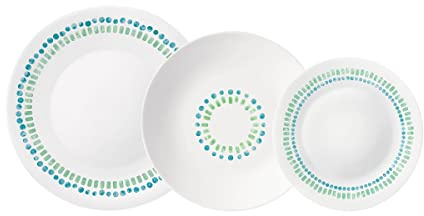 BORMIOLI WHITE MOON - Vajilla 18 piezas Mediterraneo