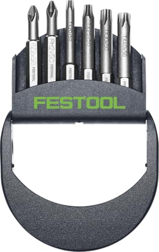 Festool Bitkassette BT-IMP SORT5-6x Bit-Set 50 mm PZ PH TX - 204385 | Profi Schrauberbits für Akku-Bohrschrauber - TX 20 bis 40, PZ 2, PH 2 - Ideal für Montage von Möbeln und Küchen