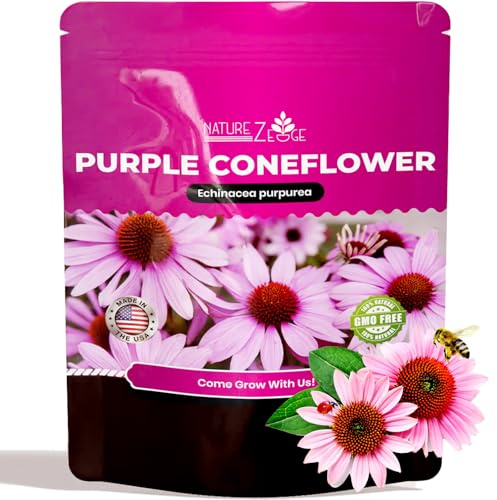 Echinacea Seeds, Purple Coneflower Seeds, Over 2300 Echinacea Seeds for Planting, Non-GMO, Open Pollinated, Heirloom Flower Seeds