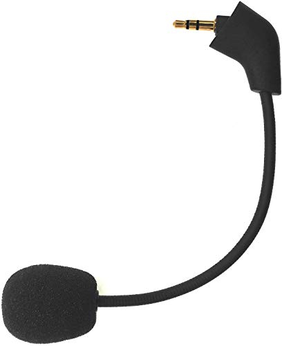 sciuU Mic Replacement BOOM Microphone compatible with Kingston HyperX Cloud, Cloud X and Cloud II for PS4 Xbox One Nintendo Switch Computer PC Gaming Headsets Noise Cancelling 3.5mm Jack