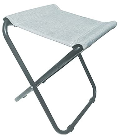 YYL Mini Camping Hocker Klappstuhl Leicht Tragbar Heavy Duty Compact Fishing Beach Backpacking Wandern Picknick Rasen mit Tragetasche 32 * 26 * 36CM (Color : Gray)