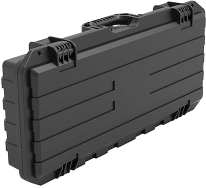 Amagogo Uhren-Tragekoffer, Uhren-Aufbewahrungsbox, wasserdicht, langlebig, Geschenk-Uhrenkoffer, Ausstellungshalter für Freunde, Zuhause, Uhrensammler, 52cmx20cmx9cm