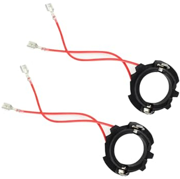 CGEAMDY 2PCS H7 LED Ampoule De Phare Adaptateur Douille, Supports D'Adaptateur Base Prise Retainer, H7 LED Clip Retainer Adaptateur Titulaire, Fixation Adaptateurs Titulaire Ampoule(D119A)