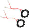 CGEAMDY 2PCS H7 LED Scheinwerfer Birnenhalter Adapter, Auto Birnen LED-Scheinwerfer Basis, Lampenfassung Unterstützung Steckdose Zubehör Halter Lampen(D119A)