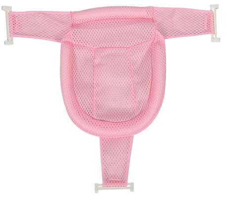 TOYANDONA Babybadematte Mit Netztasche Aus Umweltfreundlichem Pp Und Robustem Netzgewebe Sicherer Sitz Für Babydusche Und Badewanne Atmungsaktiv Längenverstellbar