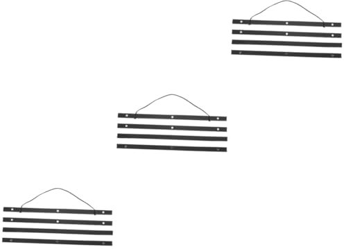 Cabilock 3 Juegos Rollo de pintura magnética perchero de pared para ropa diamante bedroom decor decoración dormitorio cuadros para fotos imanes kit para colgar cuadros pergamino colgante