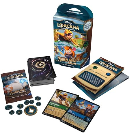 Ravensburger Disney Lorcana: Mar Azul - Esmeralda y Zafiro (Aleman)