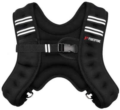 PowerPrime Weighted Vest 5kg – Single-Strap Fit, Adjustable Training Vest for Running, Walking, HIIT & Home Workouts