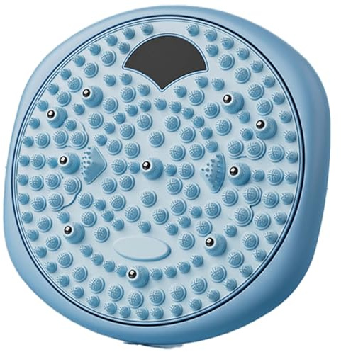 Core Abs Twister Acupressure Plate,Waist Sculptor Foot Mat Massagetwister Board,For Core Ab Exercise - Waist Twisting Disc Twist Board for Slimming Workout with Magnets Reflexology（ blue）