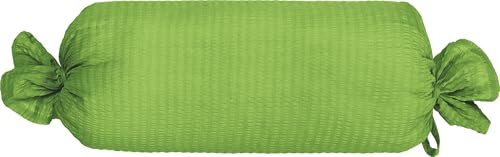 Erwin Müller Nackenrollenbezug Edel-Seersucker grün Größe 40x15 cm Ø