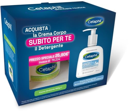 Cetaphil Bundle Feuchtigkeitscreme 450 g + Cetaphil Schaumreinigungscreme feuchtigkeitsspendend 236 ml