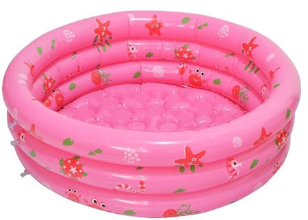 Double Piscine Gonflable, Pataugeoire pour Enfants Et Adultes, Grande Piscine Familiale pour Balcon Ou Intérieur(A)