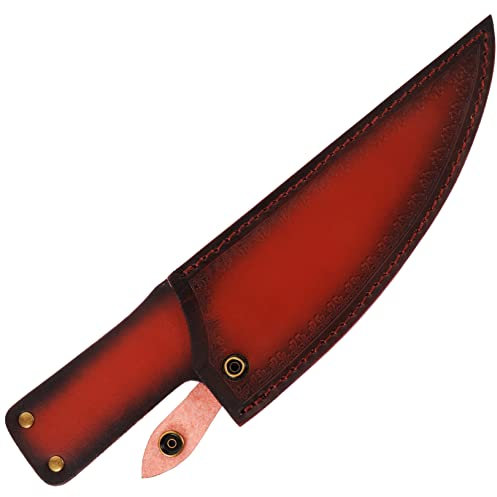 iplusmile Funda De Cuero Para Cuchillo Estuche Protector Para Cuchillas De Cocina Para Uso El Hogar Color Marrón