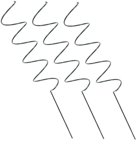 TOYANDONA 3piezas Tutores Espirales para Plantas Soporte Espiral para Tomateras Flores Jardín Exterior Tutores Jardín