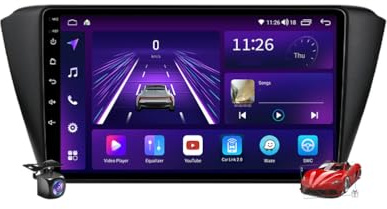 M150s~2/64gb,Android 15.0 Autoradio 2 Din Stereo con 4G 5G WiFi Carplay Android Auto per Fabia 3 III 2015-2019 GPS Navi 9 Pollici Tablet Lettore MP5 Multimediale FM BT Receiver