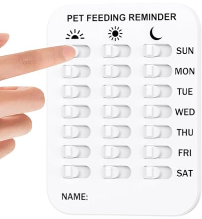 Générique Rappel Nourriture Chien,Autocollant de Rappel pour Nourrir Votre Chat | Avez-Vous Nourri L Autocollant Magnétique Animal,Routine Quotidienne Maison Cuisine Frigo Dortoire