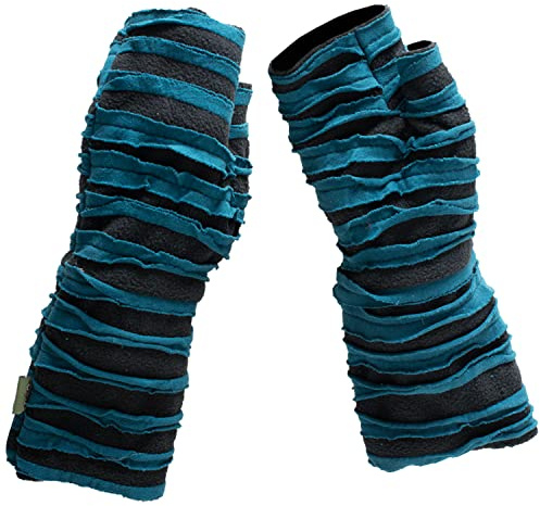 Vishes - Alternative Bekleidung - Arm Stulpen Pulswärmer mit Daumen Handschuhe Aufgeschnitten Cutwork