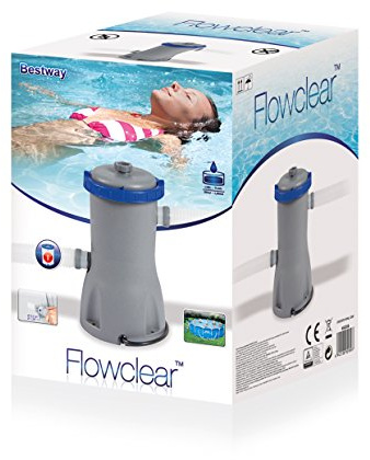 BESTWAY Pumpe 58386 Filterkartusche 3028 LT FER 260381 Reiniger + Schläuche