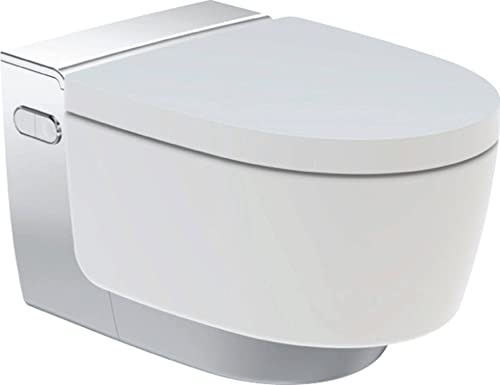 Geberit Aquaclean Mera Comfort Dusch-WC 39,5x59x38 cm Alpin Weiß/Chrom/KeraTect