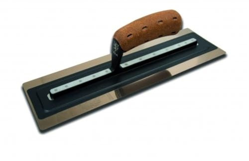 NELA Premium NELAFLEX II Glättekelle 300 x 110mm rostfrei mit Versiegelung Glättkelle Traufel Glätter Made in Germany